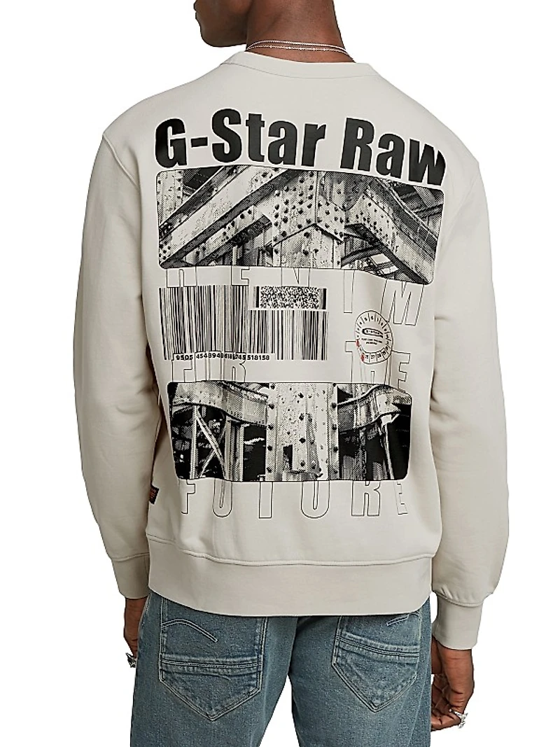 Substance Logo Graphic Crewneck Sweatshirt