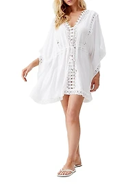 Embroidered Oversized Caftan