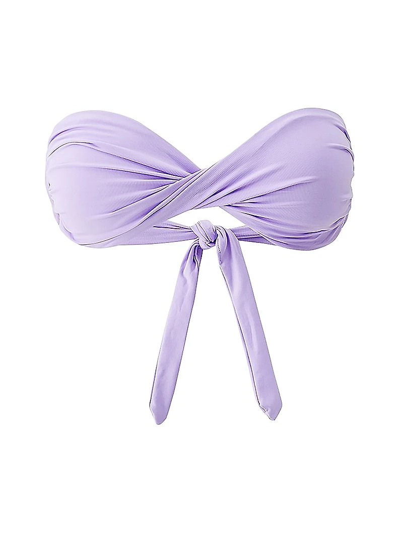 Martinique Twist-Front Bandeau Bikini Top