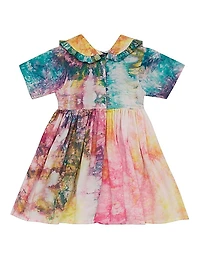 Baby Girl's & Little Girl's Derin Dyed Dress
