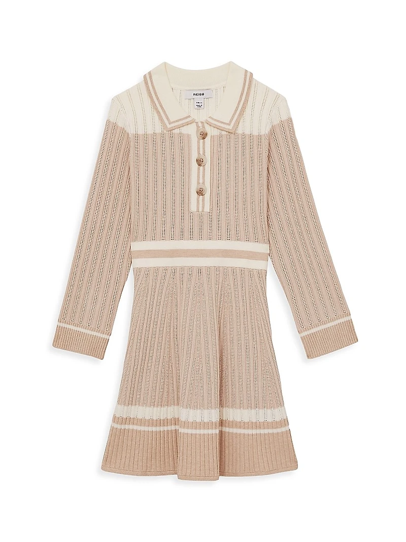 Little Girl's & Colette Sweater Shirtdress