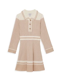 Little Girl's & Colette Sweater Shirtdress