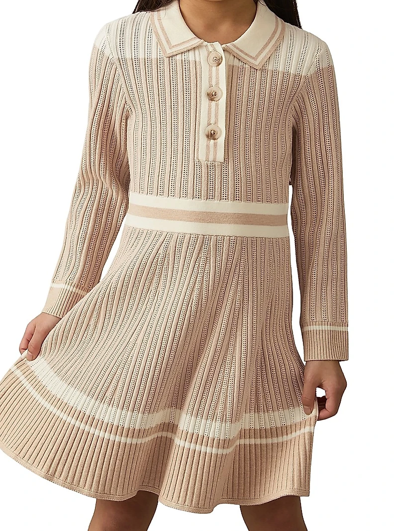 Little Girl's & Colette Sweater Shirtdress