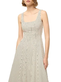 Wells Striped Sleeveless Fit & Flare Dress