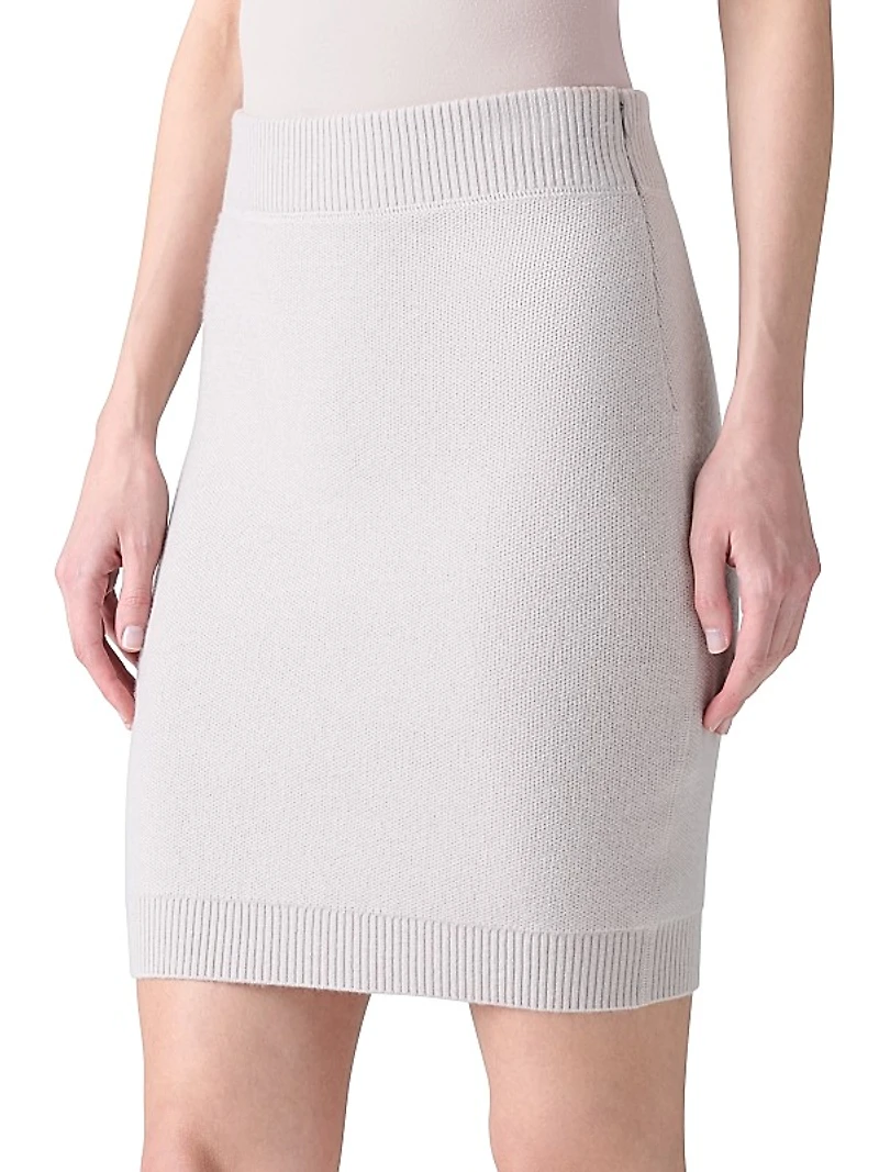 Cashmere Knit Pencil Skirt