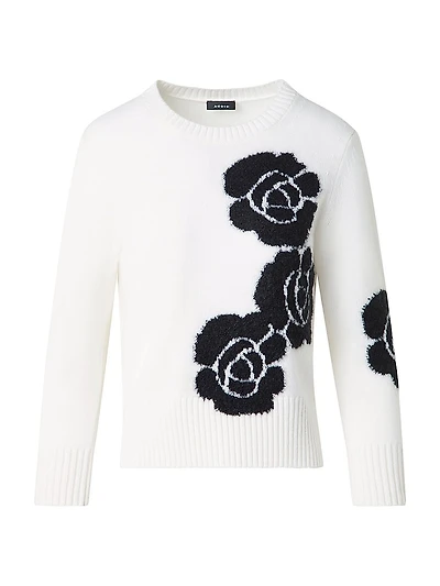 Anemone Intarsia Cashmere Sweater