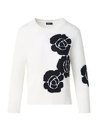 Anemone Intarsia Cashmere Sweater