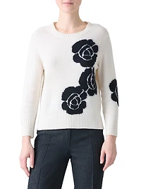 Anemone Intarsia Cashmere Sweater