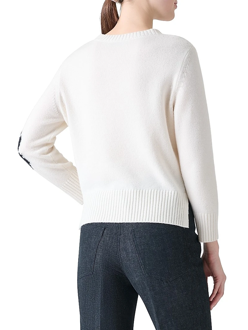 Anemone Intarsia Cashmere Sweater