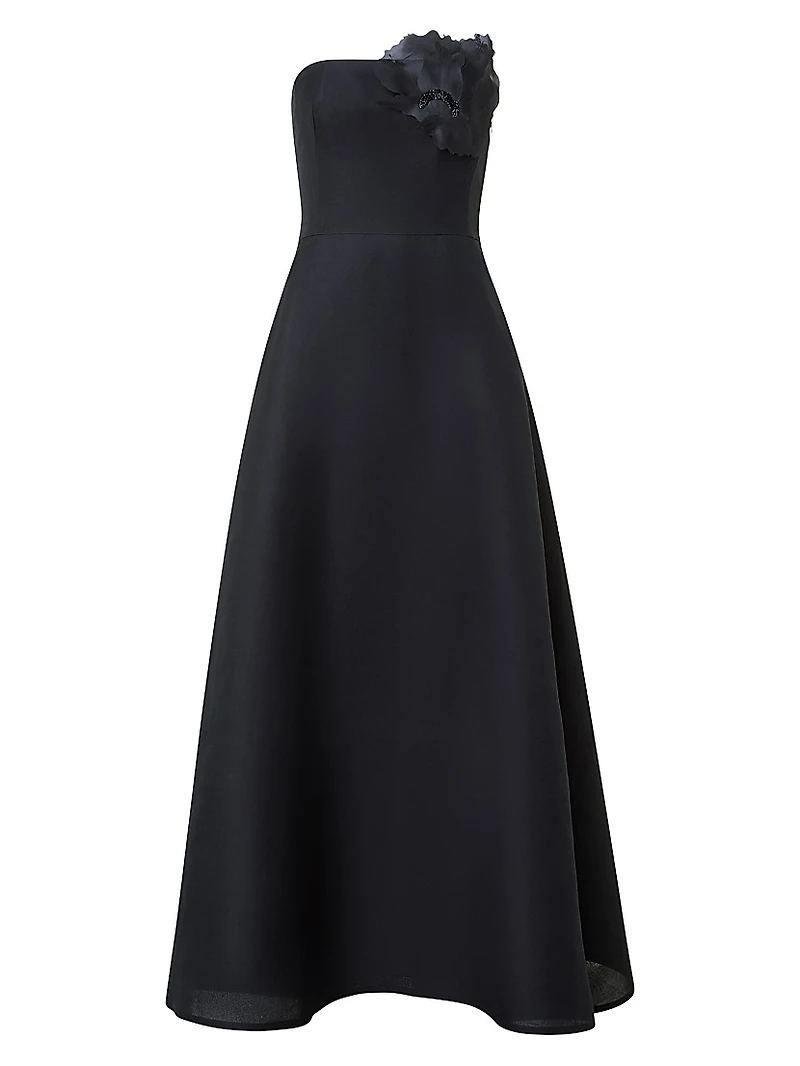 Silk Organza Corsage Ballgown