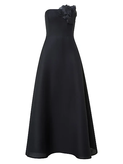 Silk Organza Corsage Ballgown