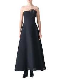 Silk Organza Corsage Ballgown