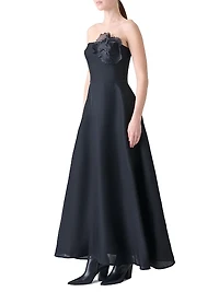 Silk Organza Corsage Ballgown