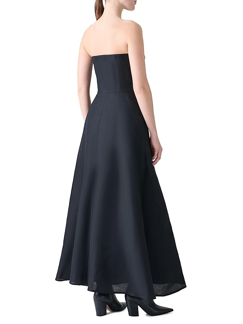 Silk Organza Corsage Ballgown