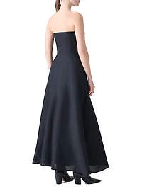 Silk Organza Corsage Ballgown