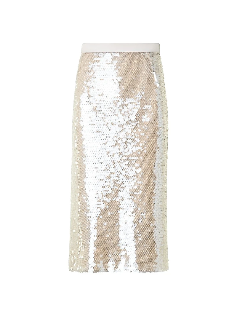 Sequined Pencil Skirt