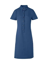 Denim Polo Minidress