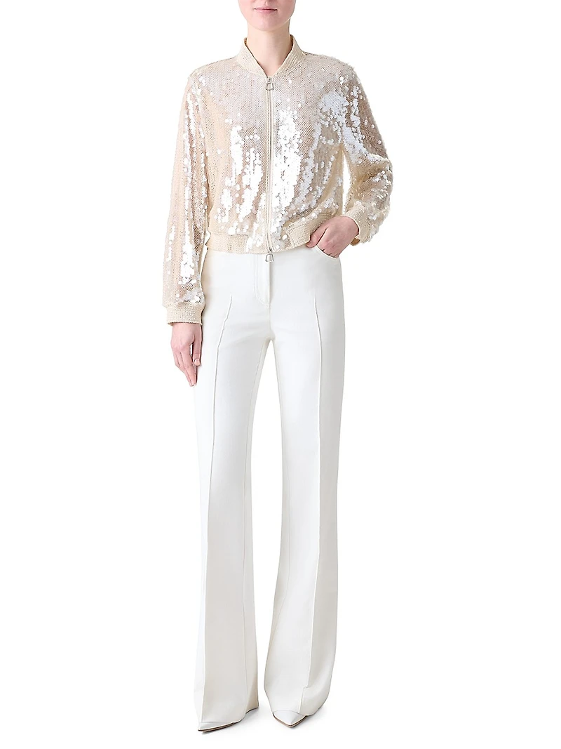 Farid Seamed Bootcut Pants