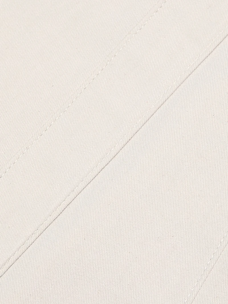 Sleeveless Cotton Midi-Shirtdress