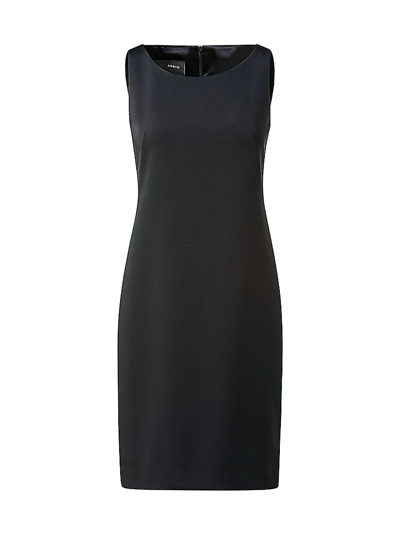 Silk-Stretch Sheath Minidress