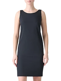 Silk-Stretch Sheath Minidress