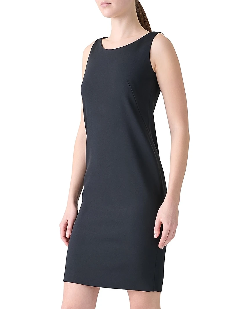 Silk-Stretch Sheath Minidress