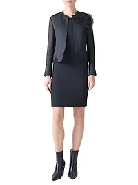 Embellished Silk Organza Jacket