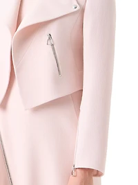 Ariel Wool Crêpe Crop Jacket