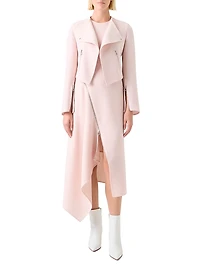 Ariel Wool Crêpe Crop Jacket