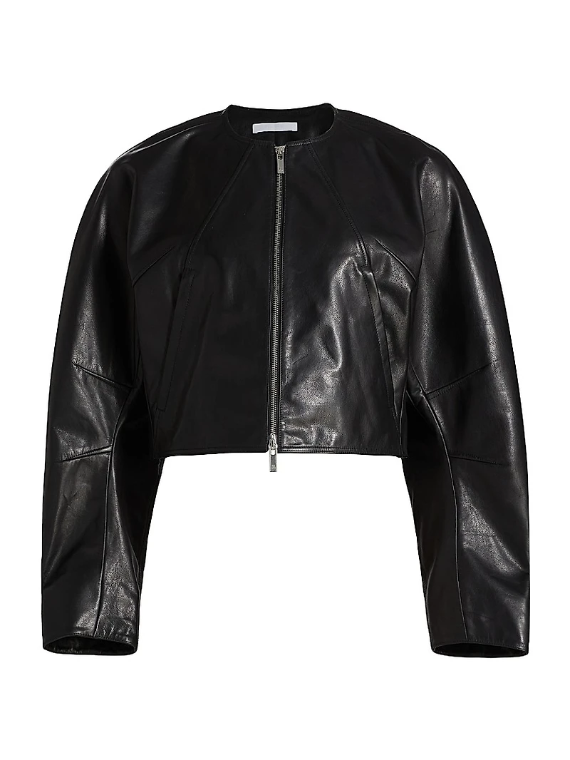 Articulated Leather Jacket
