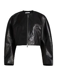 Articulated Leather Jacket