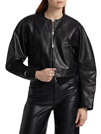 Articulated Leather Jacket