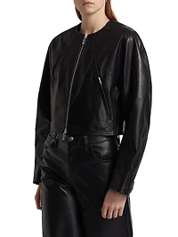Articulated Leather Jacket