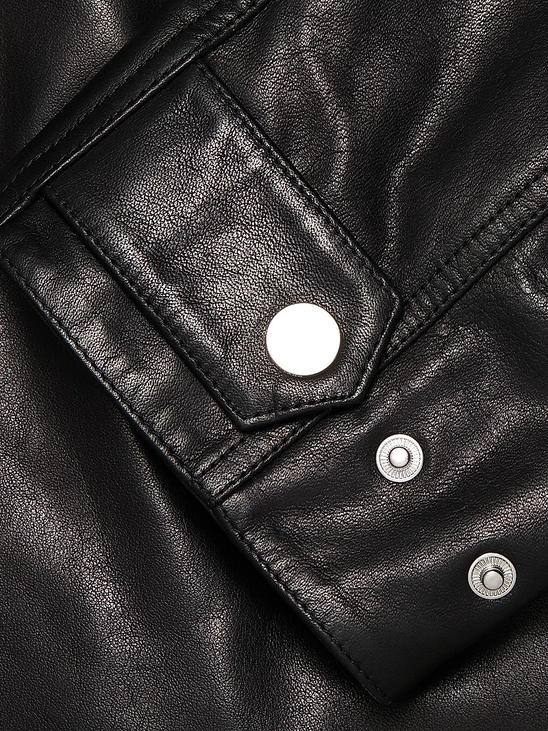 Articulated Leather Jacket