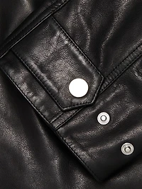 Articulated Leather Jacket