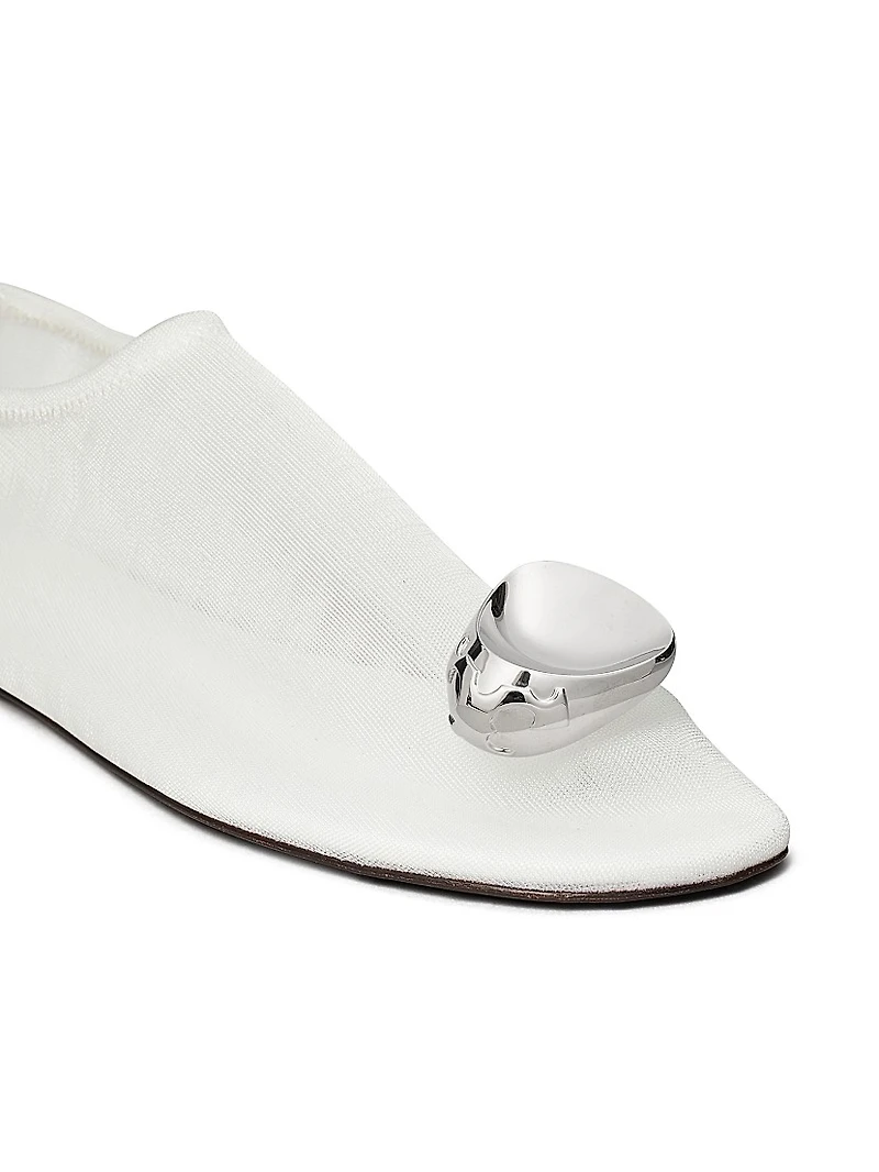 Patos Adorned Mesh Flats