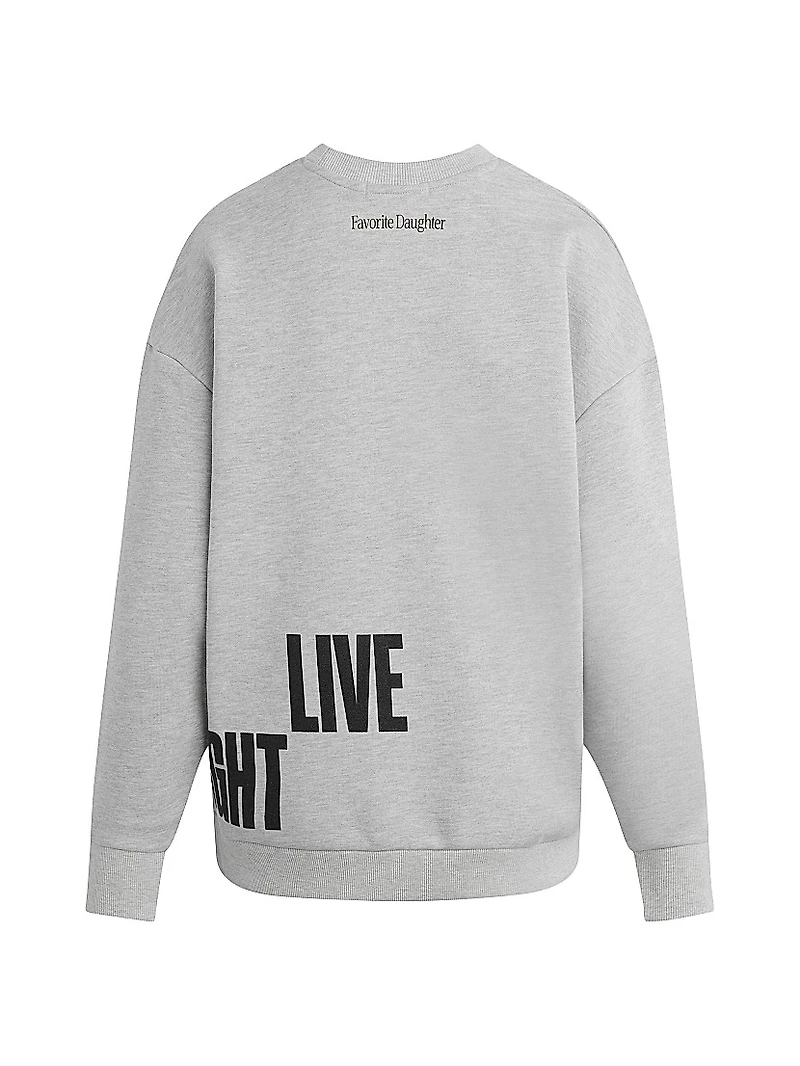 Favorite Daughter x SNL Split Logo Sweatshirt