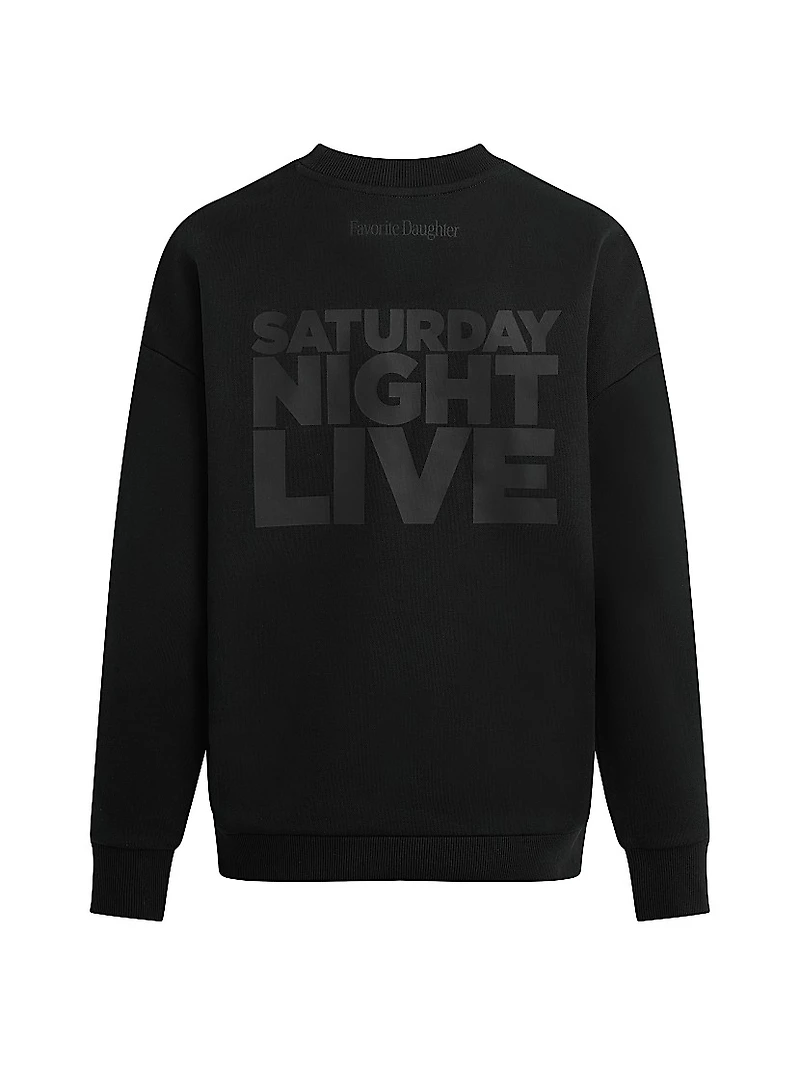 Favorite Daughter x SNL Block Logo Sweatshirt