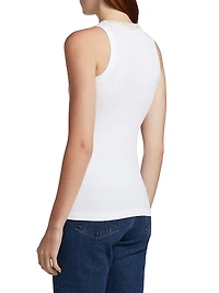 Embellished Neck Tank