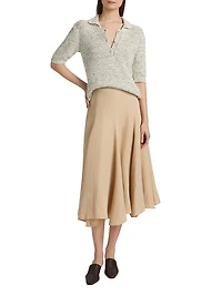 Moss Stitch Polo Shirt