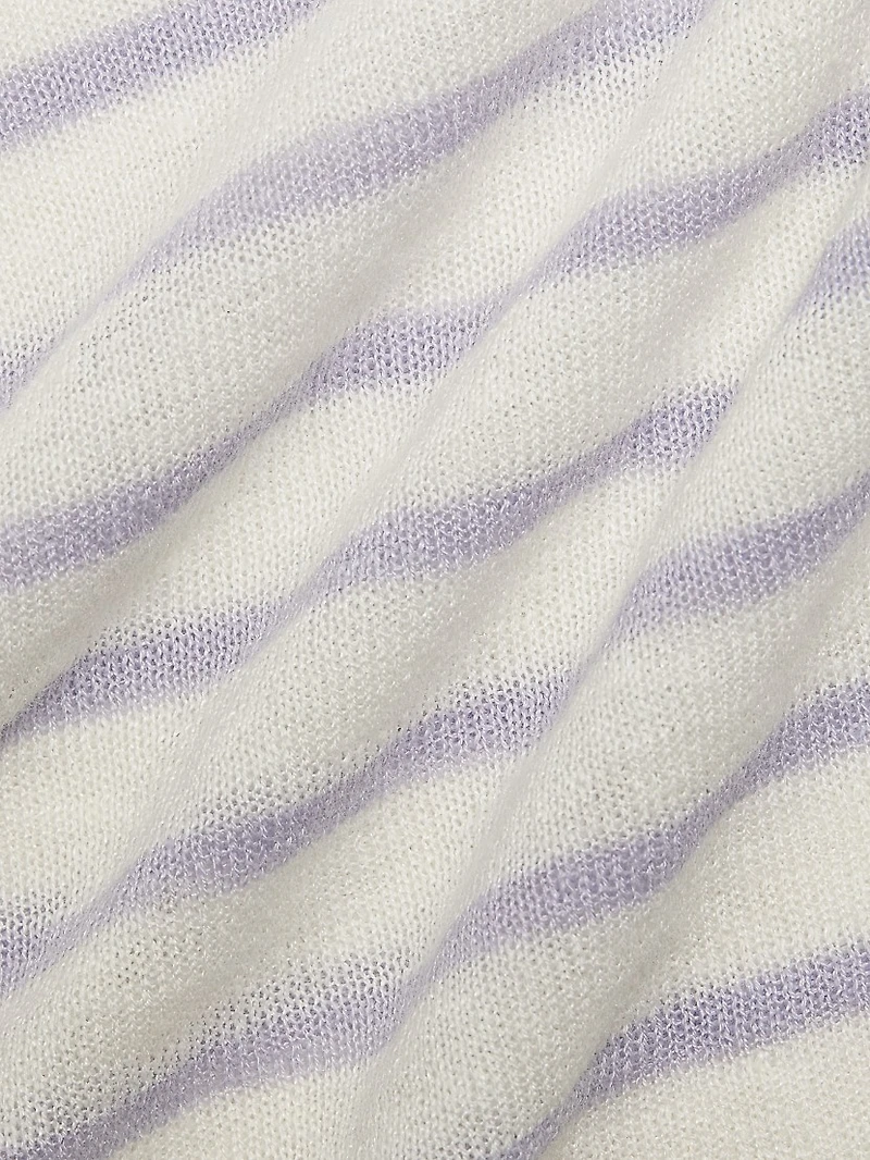 Striped Linen-Cotton T-Shirt