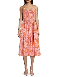 Spencer Floral Midi-Dress