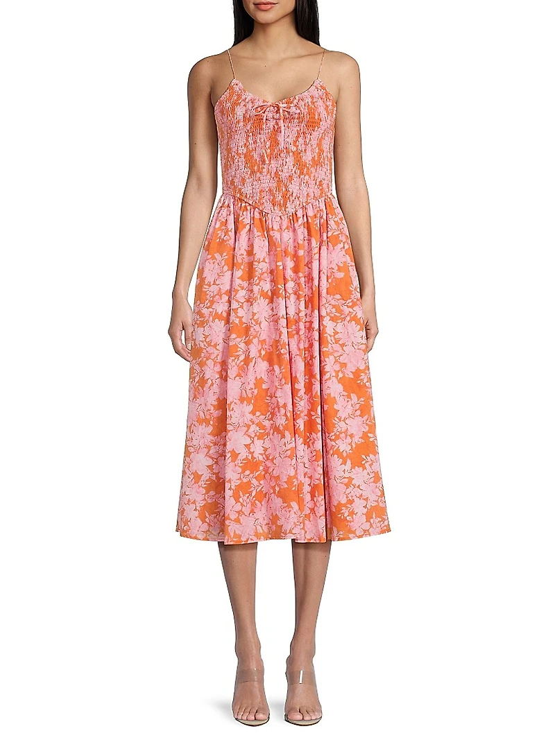 Spencer Floral Midi-Dress