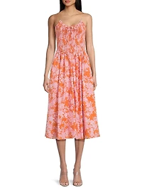 Spencer Floral Midi-Dress