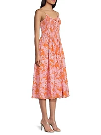 Spencer Floral Midi-Dress