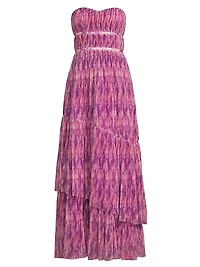 Renza Strapless Tulle Gown