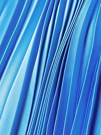 Ayla Pleated Satin Maxi-Dress