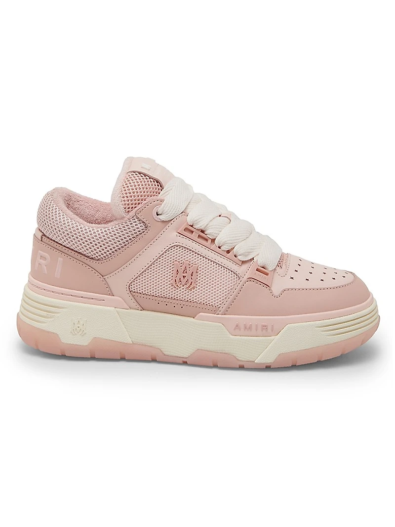 MA-1 Leather Low-Top Sneakers