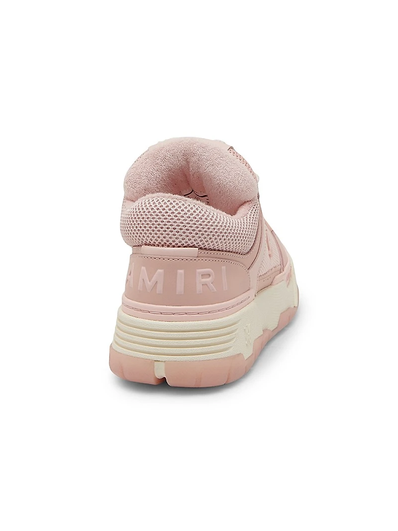MA-1 Leather Low-Top Sneakers