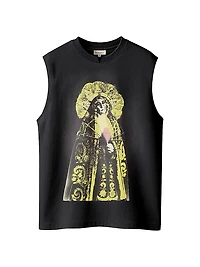 Destroy and Rebuild Distressed Cotton Oversized Tank